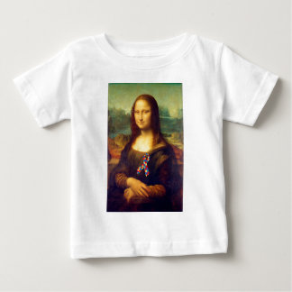 Camiseta De Bebé Mona Lisa Con Cinta De Rompecabezas