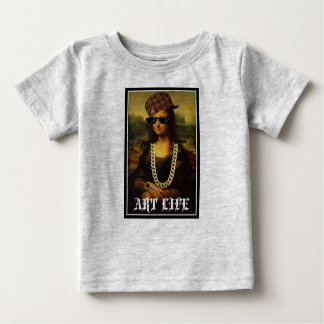 Camiseta De Bebé Mona Lisa Thug Life Art Life