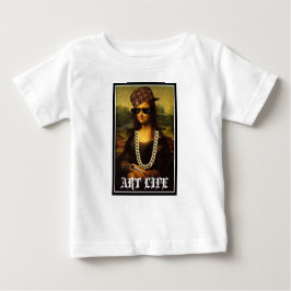 Camiseta De Bebé Mona Lisa Thug Life Art Life