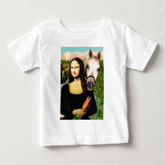 Camiseta De Bebé Mona Lisa y su caballo árabe