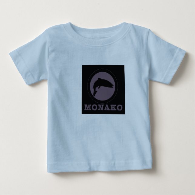 Camiseta De Bebé monakofishlogocopy (Anverso)