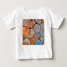 Camiseta De Bebé Moneda acuñada