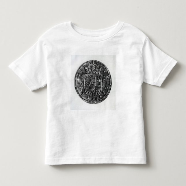 Camiseta De Bebé Moneda de plata (Anverso)