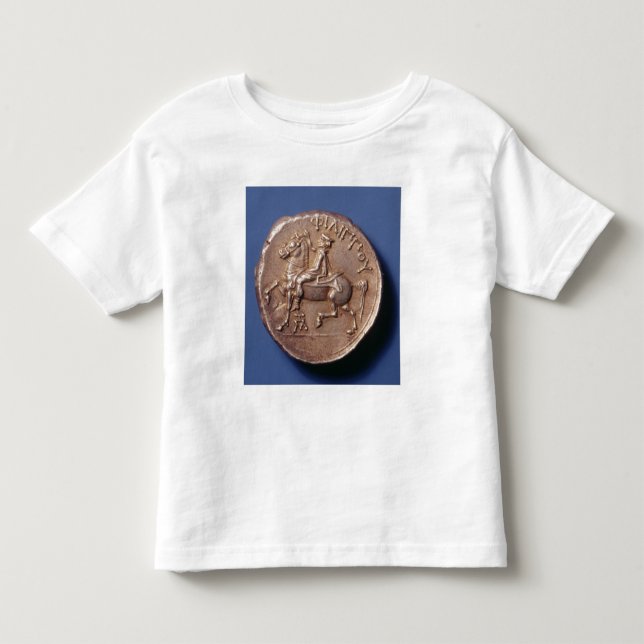 Camiseta De Bebé Moneda de plata de Philip II de Macedon (Anverso)