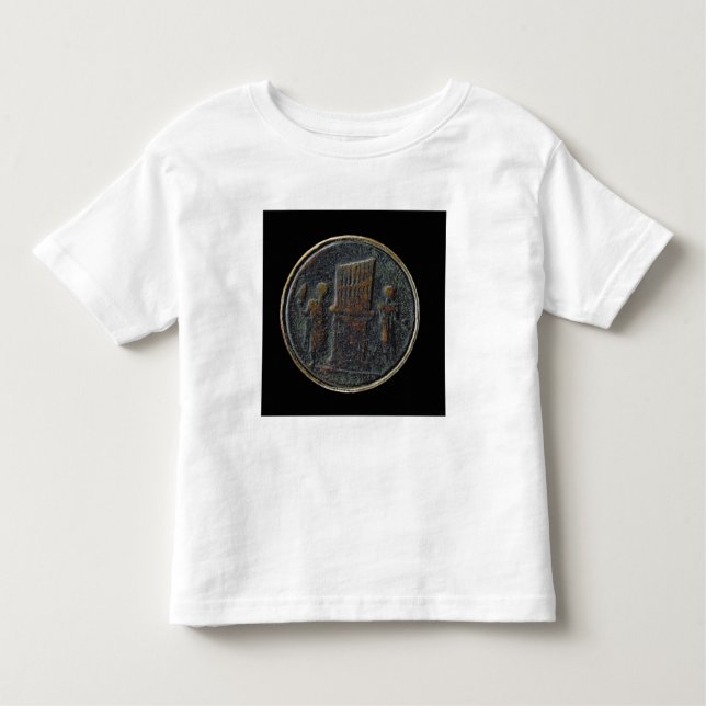 Camiseta De Bebé Moneda romana que representa un órgano (Anverso)