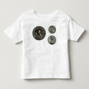 Camiseta De Bebé Monedas que representan Enrique VIII y a Ana