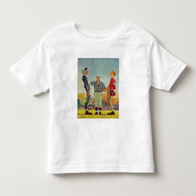 Camiseta De Bebé Monedas tiradas por Norman Rockwell (Anverso)