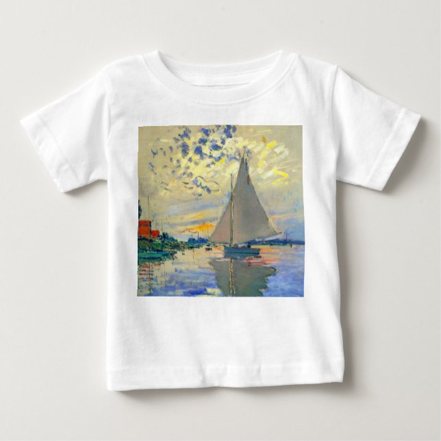Camiseta De Bebé Monet Sailboat en Le Petit-Gennevilliers (Anverso)