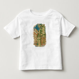 Camiseta De Bebé Monje Eadwine en el trabajo sobre el manuscrito,