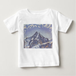 Camiseta De Bebé Monje Monje Con Nubes (Ferdinand Hodler)
