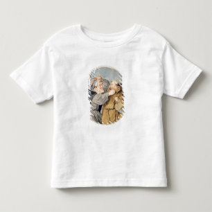 Camiseta De Bebé Monjes T31130 dos que luchan, 1690 (w/c, tinta,