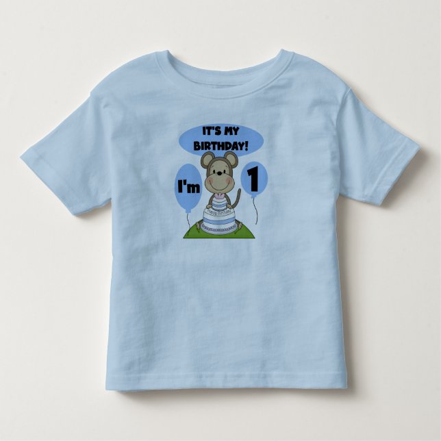 Camiseta De Bebé Monkey Birthday Boy 1 (Anverso)