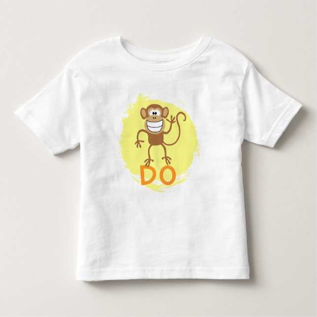Camiseta De Bebé Monkey Do (Anverso)