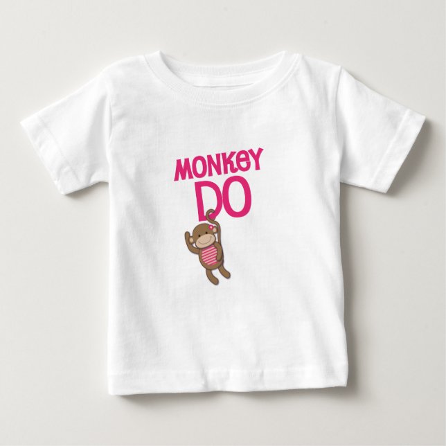 Camiseta De Bebé Monkey Do Shirt (Anverso)