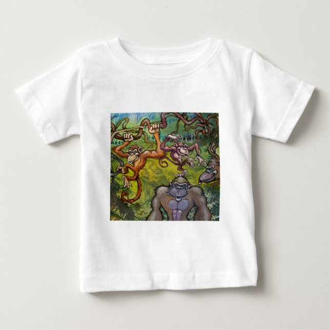 Camiseta De Bebé Monkey Fun (Anverso)