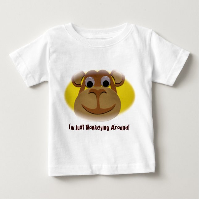 Camiseta De Bebé Monkey Long Sleeve Shirt For Toddlers (Anverso)