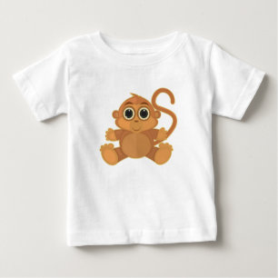 Camiseta De Bebé Mono