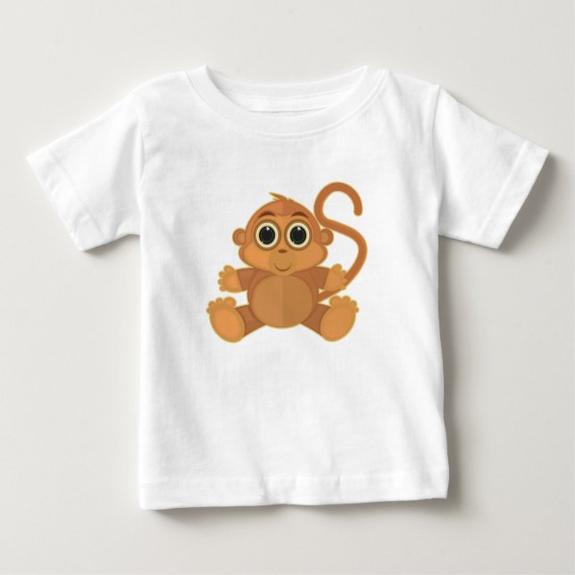Camiseta De Bebé Mono (Anverso)
