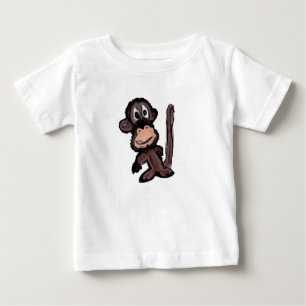 Camiseta De Bebé Mono