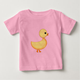 Camiseta De Bebé Mono adorable de patito Onesie