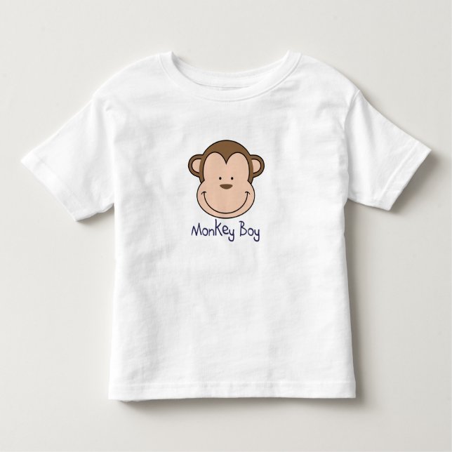 Camiseta De Bebé Mono Boy T (Anverso)