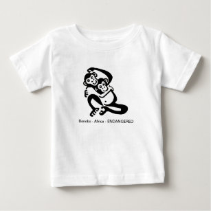 Camiseta De Bebé Mono Cheeky-Bonobo-T-Shirt