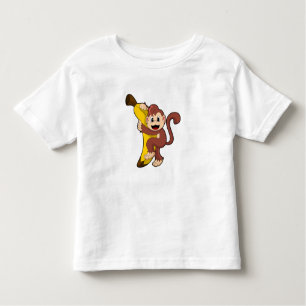 Camiseta De Bebé Mono con banana (1).PNG