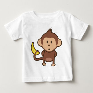 Camiseta De Bebé Mono con el plátano