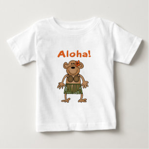 Camiseta De Bebé Mono de Aloha