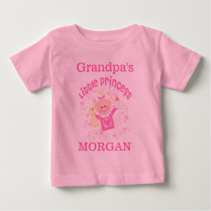 Camiseta De Bebé Mono de encargo del tutú de la "pequeña princesa