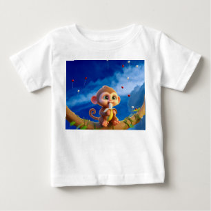 Camiseta De Bebé Mono de fantasía