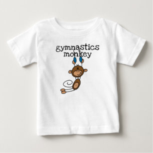 Camiseta De Bebé Mono de Gimnasia