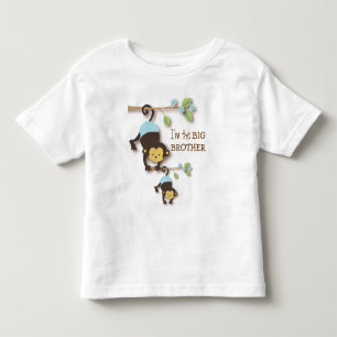 Camiseta De Bebé Mono de Gran Hermano con bebé de Lil Sis Todd