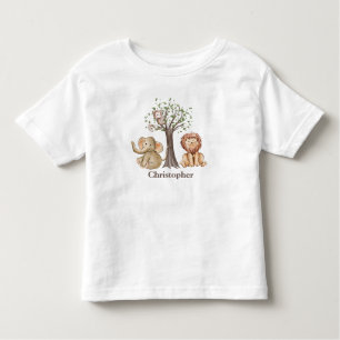 Camiseta De Bebé Mono de León para animales de Safari de la Selva P
