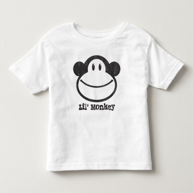 Camiseta De Bebé Mono de Lil (Anverso)
