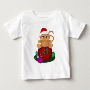 Camiseta De Bebé Mono de los navidades