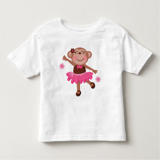 Camiseta De Bebé Mono del ballet lindo