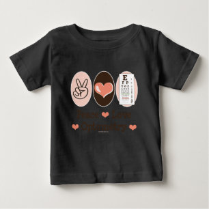 Camiseta De Bebé Mono del bebé del optometrista de la optometría