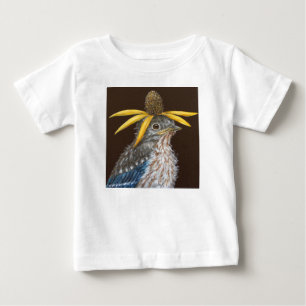 Camiseta De Bebé Mono del bluebird del bebé