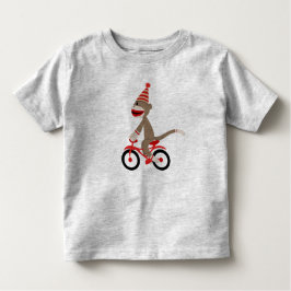 Camiseta De Bebé Mono del calcetín en la bici