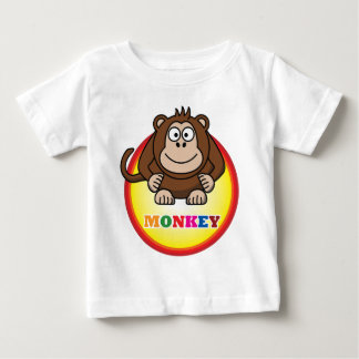 Camiseta De Bebé Mono del dibujo animado