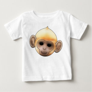 Camiseta De Bebé Mono del jengibre del bebé
