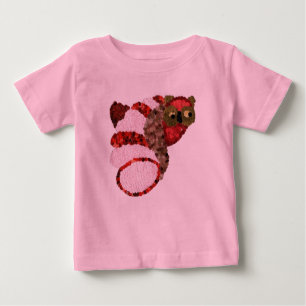 Camiseta De Bebé Mono del tutú del búho