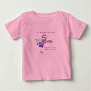 Camiseta De Bebé Mono estupendo del tutú del bebé de la abuela de