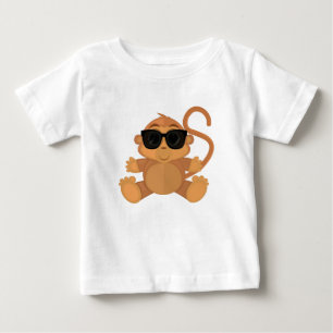 Camiseta De Bebé Mono Guay