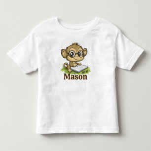 Camiseta De Bebé Mono inteligente