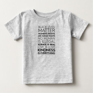 Camiseta De Bebé Mono #KindnessIsEverything del bebé