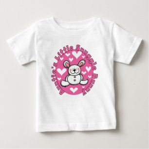 Camiseta De Bebé Mono Little Snuggle Bunny Tutu de tía
