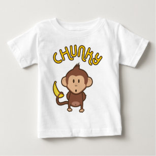 Camiseta De Bebé Mono macizo