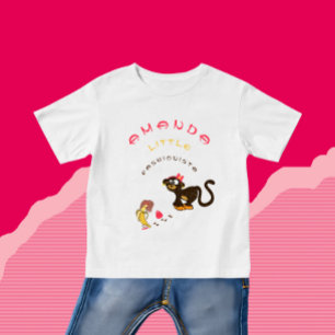 Camiseta De Bebé Mono pequeño